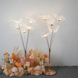 Romantic Wedding Lights Decoration 5 Head Butterfly LED Wedding Walkway Lights