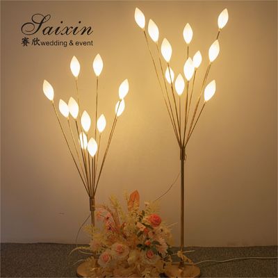 Wedding Walkway Stand Lights Decoration 11 Head Flower LED Wedding Road Guidance Lights