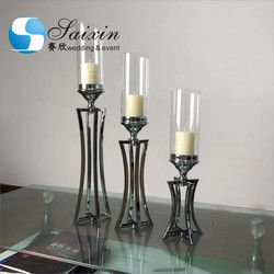 Wedding Table Decoration Candlestick Gold Metal Wedding Candle Holder