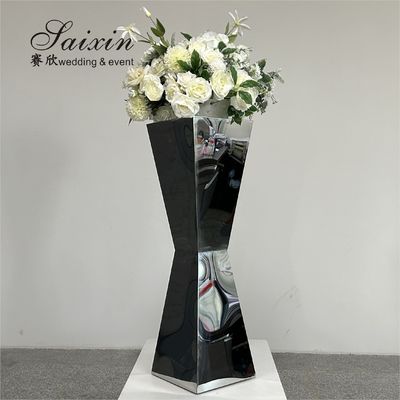 Hot Sale Stainless Steel Wedding Table Decoration Silver Flower Arrangement Stand