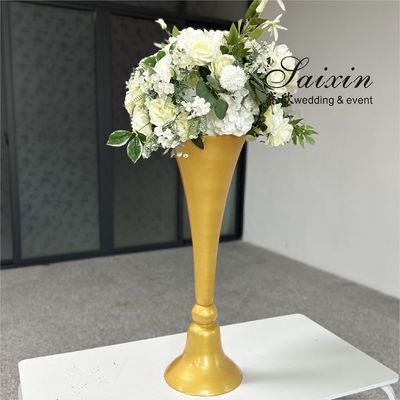 Wedding White Flower Vase Decoration Glass Crystal Table Centerpiece Tall Stand 80cm 100cm