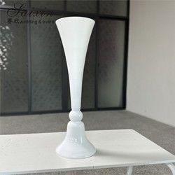 Wedding White Flower Vase Decoration Glass Crystal Table Centerpiece Tall Stand 80cm 100cm