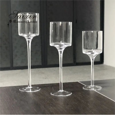 Cheap Floating Candles Holder Glass Wedding Decoration Supplies 3pcs/set Candles Holder Small Centerpiece