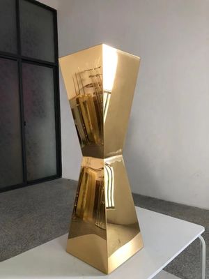 Diy Wedding Flower Stand Decor Gold Stainless Steel Flower Pot Stand Rack