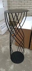 Ceremony Wedding Flower Stand Decoration Metal Table Centerpiece Gold Crystal 108CM