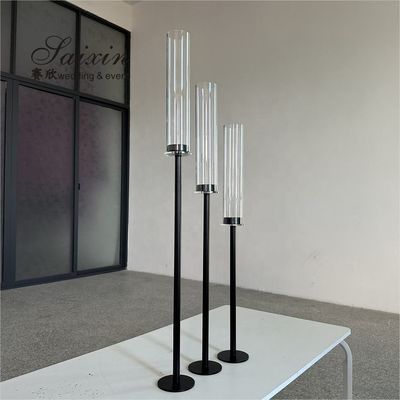 Metal Gold Wedding Candle Holder centerpieces Tall Candlestick Holder Taper 90CM
