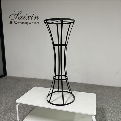 ZT-591 New wedding decor centerpieces tall iron black flower stand