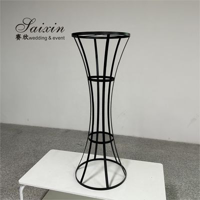ZT-591 New wedding decor centerpieces tall iron black flower stand