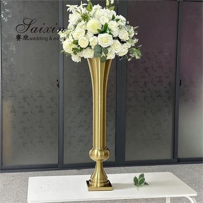 Tall Gold Vases For Wedding Centerpieces Decor 98CM