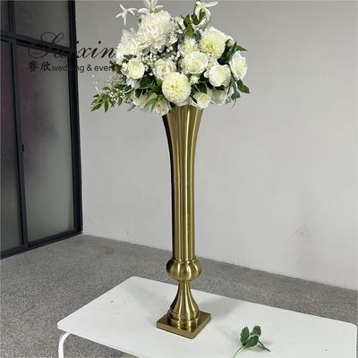 Tall Gold Vases For Wedding Centerpieces Decor 98CM