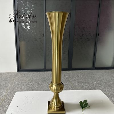 Tall Gold Vases For Wedding Centerpieces Decor 98CM