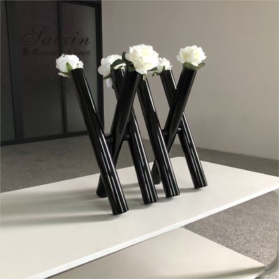 Unique Decorative Vases Black Wedding Centerpieces 3 Glass Cylinder Flower Vase