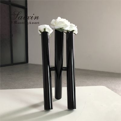 Unique Decorative Vases Black Wedding Centerpieces 3 Glass Cylinder Flower Vase