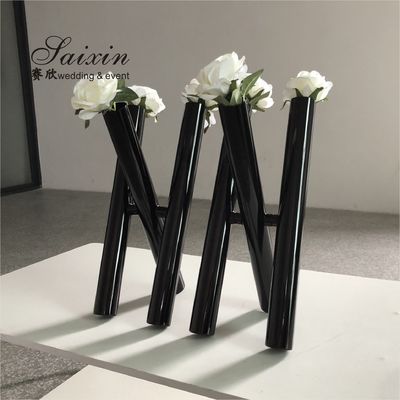 Unique Decorative Vases Black Wedding Centerpieces 3 Glass Cylinder Flower Vase