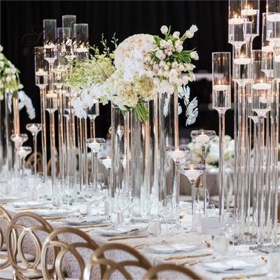 9 Candle 5 Candle 3 Candle Crystal Candle Holder For Floating Candle 130CMx35cm