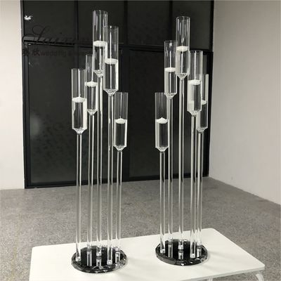 9 Candle 5 Candle 3 Candle Crystal Candle Holder For Floating Candle 130CMx35cm