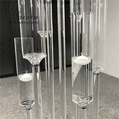 9 Candle 5 Candle 3 Candle Crystal Candle Holder For Floating Candle 130CMx35cm