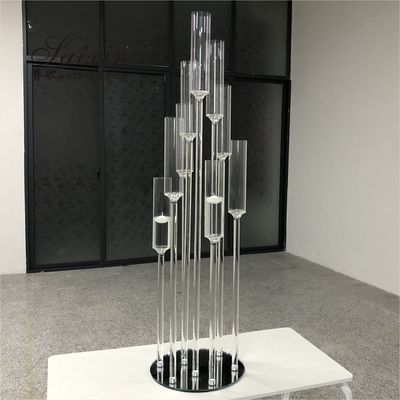 9 Candle 5 Candle 3 Candle Crystal Candle Holder For Floating Candle 130CMx35cm
