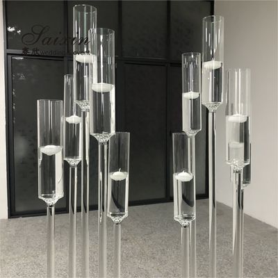 9 Candle 5 Candle 3 Candle Crystal Candle Holder For Floating Candle 130CMx35cm