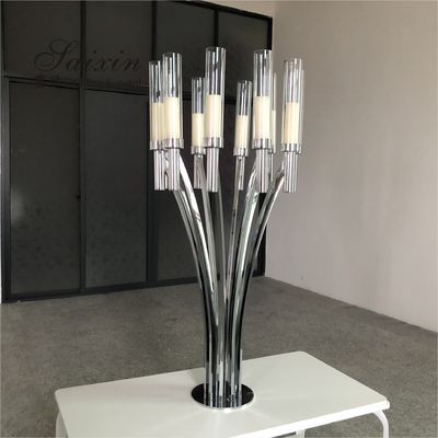 ZT-396 Latest Luxury Metal Candle Holders For Wedding Table Decoration
