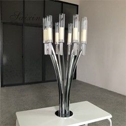 ZT-396 Latest Luxury Metal Candle Holders For Wedding Table Decoration