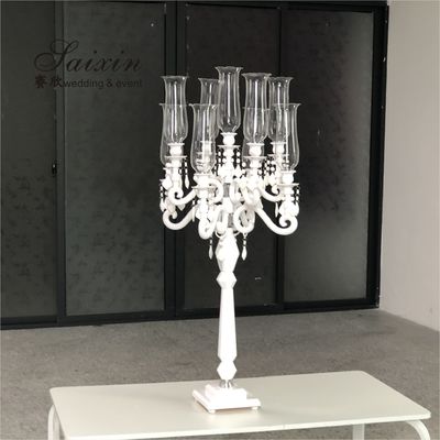 ZT-101W Luxury Wedding Party 9 Arms Candlestick Holders For Wedding Supplies