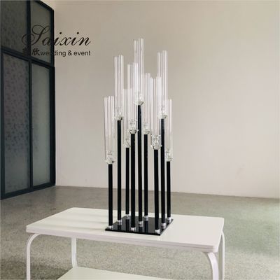 9 Arm Table Crystal Candelabra Wedding Centerpieces For Sale  Large 120cmx35cm