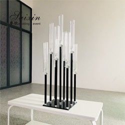 9 Arm Table Crystal Candelabra Wedding Centerpieces For Sale  Large 120cmx35cm