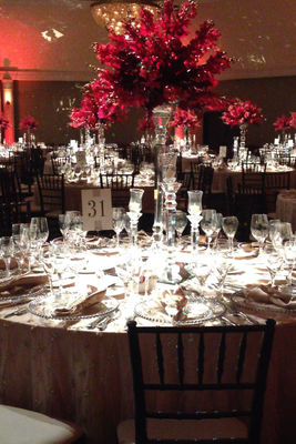 Clear Cemetery Flower Stand Wedding Centerpiece Table Decoration 75CM