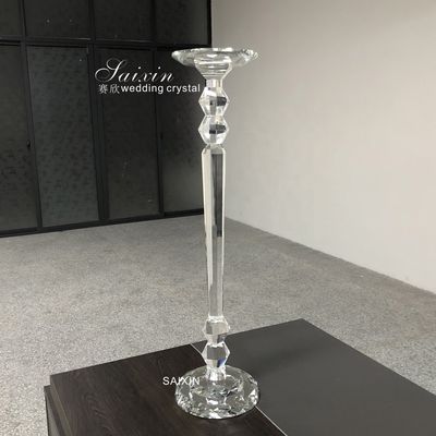 Clear Cemetery Flower Stand Wedding Centerpiece Table Decoration 75CM