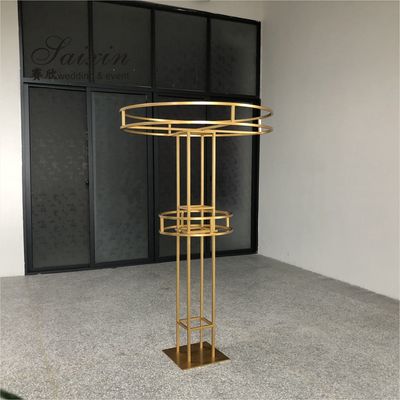 1.5m Tall Large Double Round Flower Pot Stand Arrange Furniture 150cm