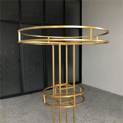 1.5m Tall Large Double Round Flower Pot Stand Arrange Furniture 150cm