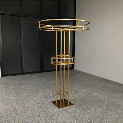 1.5m Tall Large Double Round Flower Pot Stand Arrange Furniture 150cm