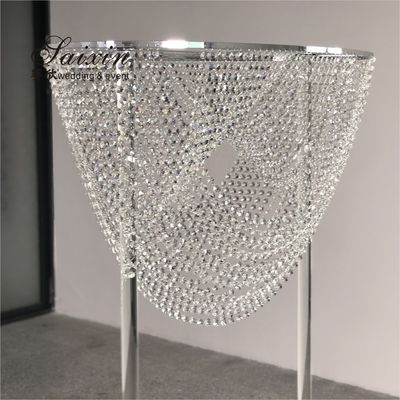 Diy Crystal Flower Stands For Weddings High Table Decor Decoration Event Arrangements