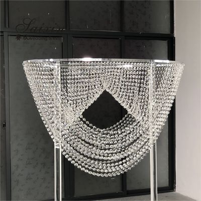 Diy Crystal Flower Stands For Weddings High Table Decor Decoration Event Arrangements