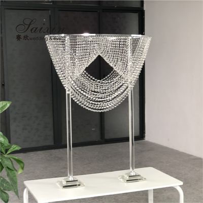 Diy Crystal Flower Stands For Weddings High Table Decor Decoration Event Arrangements