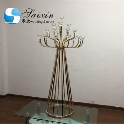 25 Arms Gold Metal Candelabra Candle Holder Holder Stand