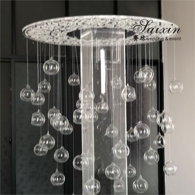 China wholesale wedding table decoration clear acrylic laser cut centerpiece candle support stands