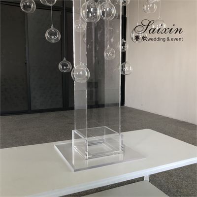 China wholesale wedding table decoration clear acrylic laser cut centerpiece candle support stands
