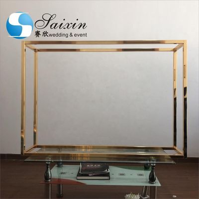 ZT-439 gold metal decoration flower arrangement stands for wedding hall