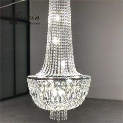 K9 Crystal Chandelier Ceiling Light Lamp For Wedding Decoration Luxury 120cm