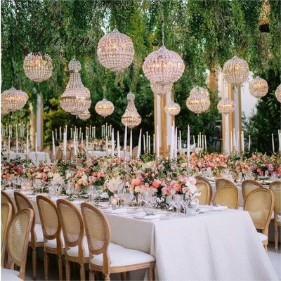 Round Crystal Ball Chandelier Lighting Fixture Lamp Chandeliers Ceiling  60cm
