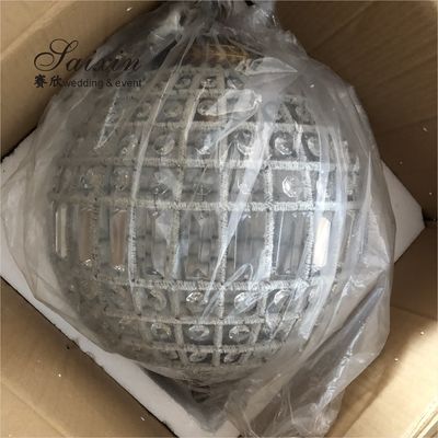 Round Crystal Ball Chandelier Lighting Fixture Lamp Chandeliers Ceiling  60cm
