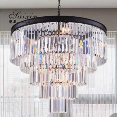 Modern Home Crystal Ceiling Lights For Living Room Kitchen Decoration Crystal 120cm
