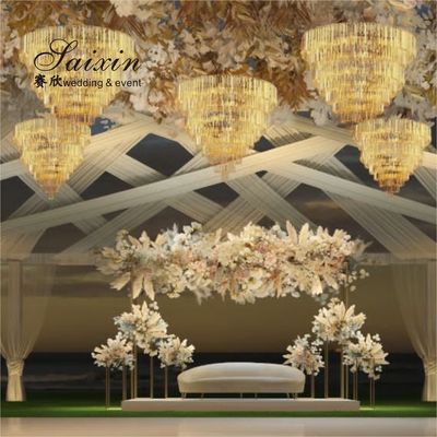 Modern Home Crystal Ceiling Lights For Living Room Kitchen Decoration Crystal 120cm