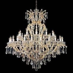 Antique Gold Crystal Chandelier Lights Ceiling Luxury K9 Wedding Ceiling Decoration