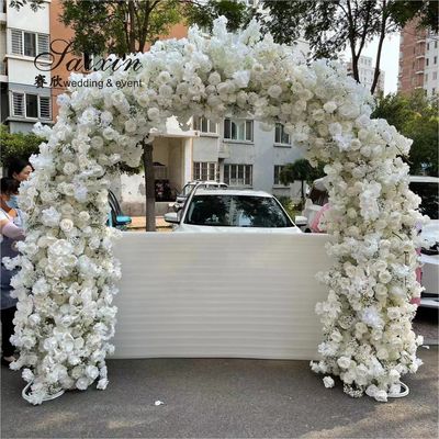 Artificial Wedding Arch Flowers Fake Floral Arch Decoration Supplies