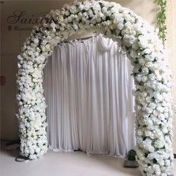 Artificial Wedding Arch Flowers Fake Floral Arch Decoration Supplies