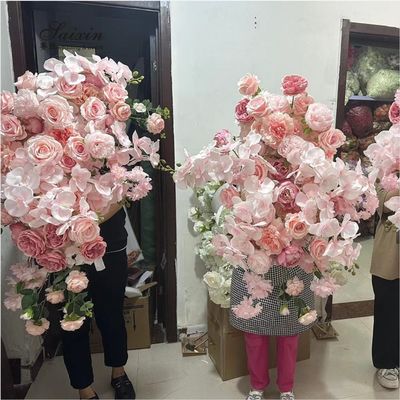 High Quality Artificial Flower For Wedding Backdrop Custom Color Size Wedding Decoration Large Artificial Flower