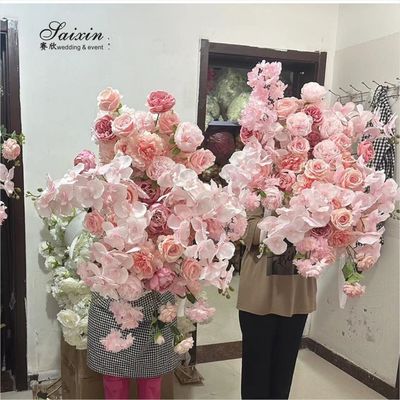 High Quality Artificial Flower For Wedding Backdrop Custom Color Size Wedding Decoration Large Artificial Flower